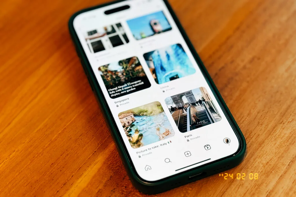 Minhas pastas no Instagram para inspiração para minhas viagens