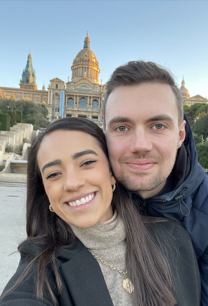 Pôr do Sol no Palau Nacional de Montjuïc